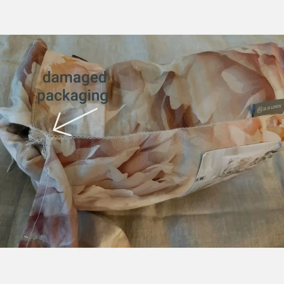 M.M. LINEN Lottie Floral King Duvet Cover set Cotton sateen 3 piece